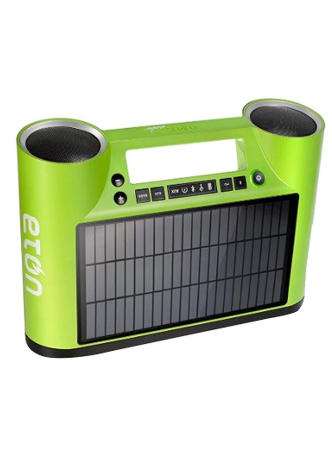 Compare Portable Bluetooth Sound System With Solar Panel GreenBlack at KSA Price
