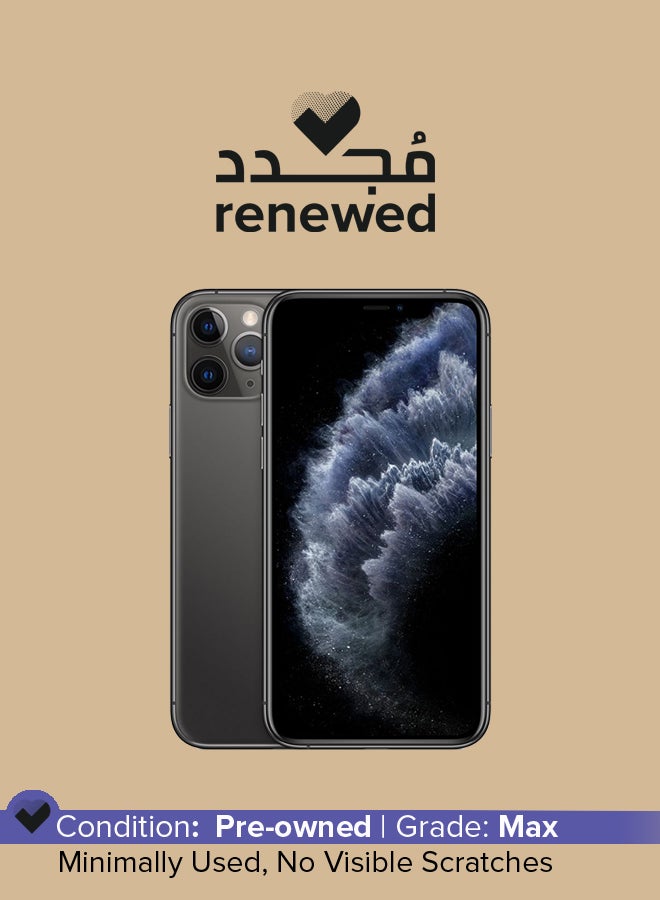 Compare Renewed  iPhone 11 Pro With FaceTime Space Gray 256GB 4G LTE at KSA Price