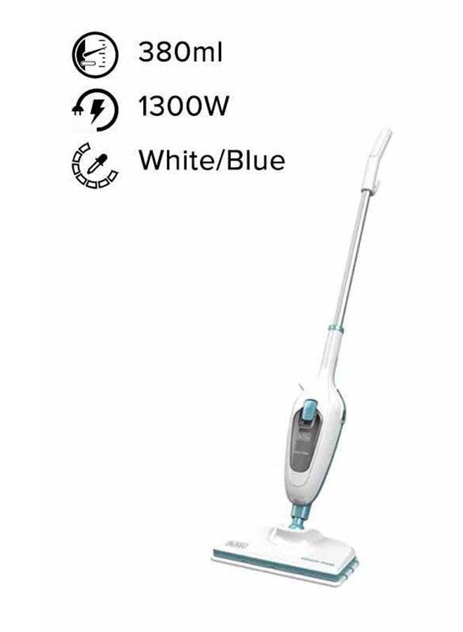 Compare Steam Mop, Superheated Steam, 180° Swivel Steering , Microfiber Pad, 4m Cable, Safe on All Sealed Floors, for Home & Office, ECO Friendly, 1300 W FSM13E1B5 WhiteBlue at KSA Price