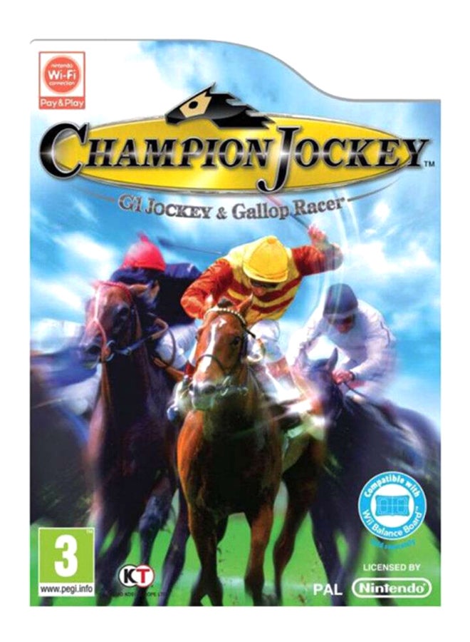 Compare Champion Jockey: G1 Jockey And Gallop Racer  Nintendo Wii  Racing  Nintendo Wii at KSA Price