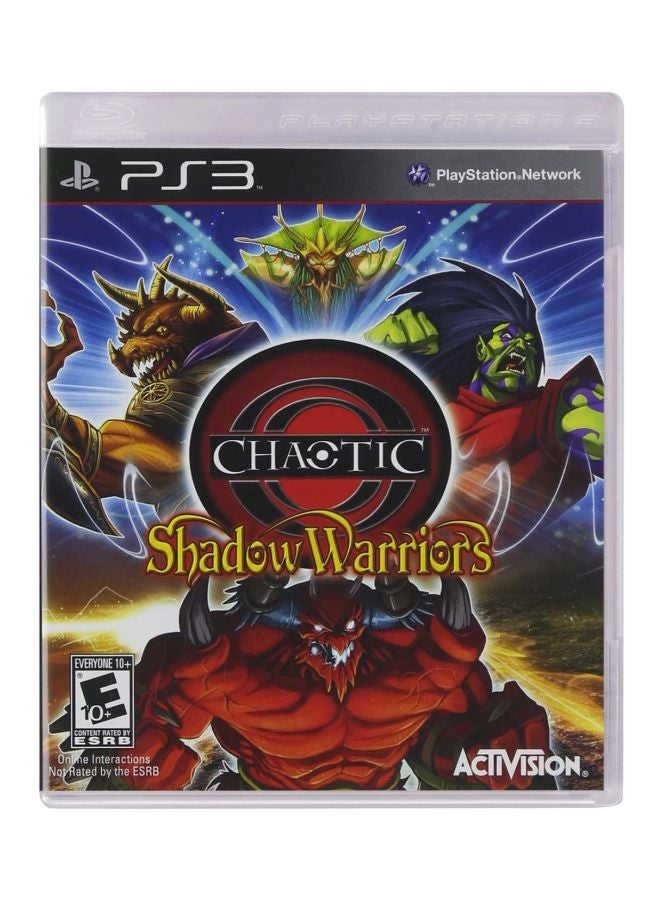 Compare Chaotic Shadow Warriors  Intl Version  Adventure  PlayStation 3 PS3 at KSA Price