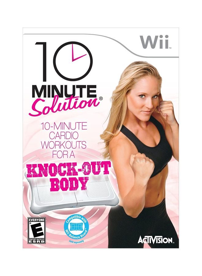 Compare 10 Minute Solution: 10 Minutes Cardio Workouts For A Knockout Body  fitness  nintendo_wii at KSA Price