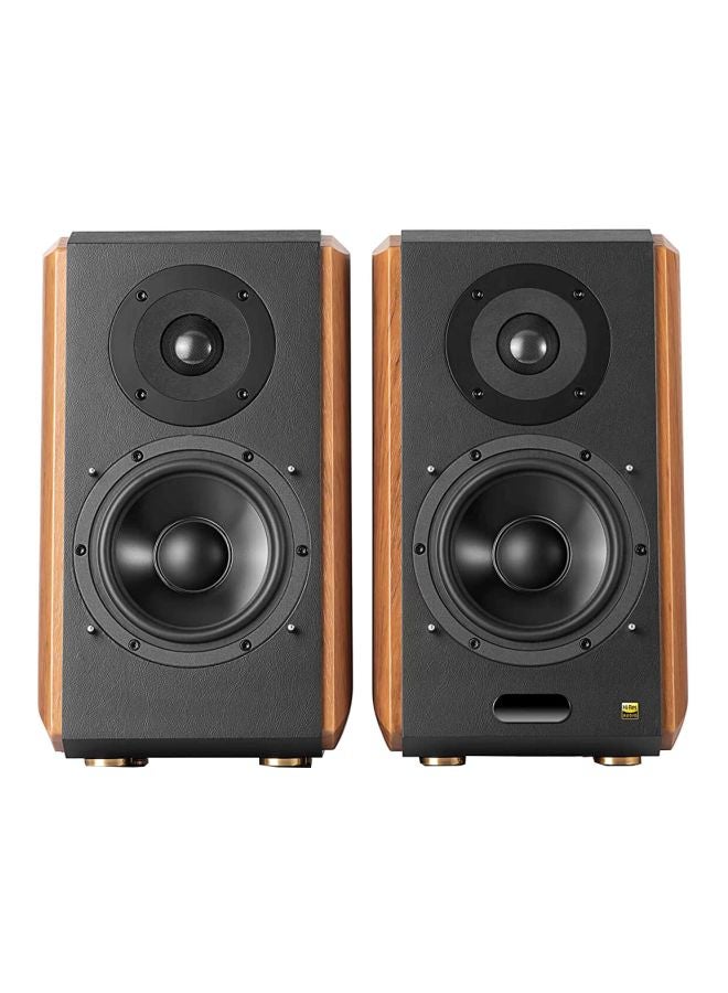 Compare S1000MKII Audiophile Active Bookshelf 2.0 Speakers  120w Speakers Bluetooth 5.0 with aptX HD  Optical Input  S1000MK2 Powered NearField Monitor Speaker with Class D Amp S1000MKII BrownBlack at KSA Price