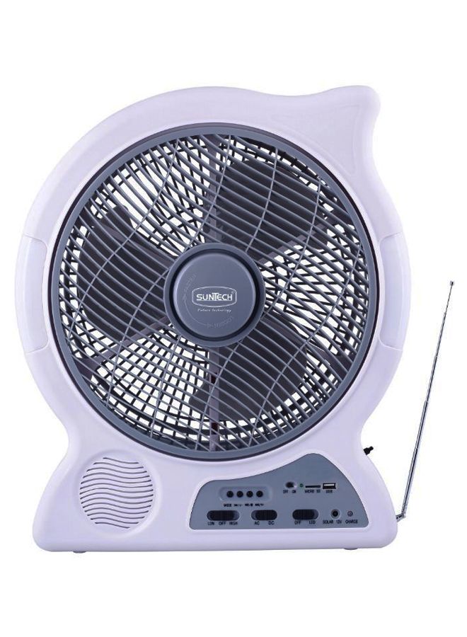 Compare Solar Charge Emergency Fan With FM Radio CHISUNREF&L2301 WhiteGrey at KSA Price
