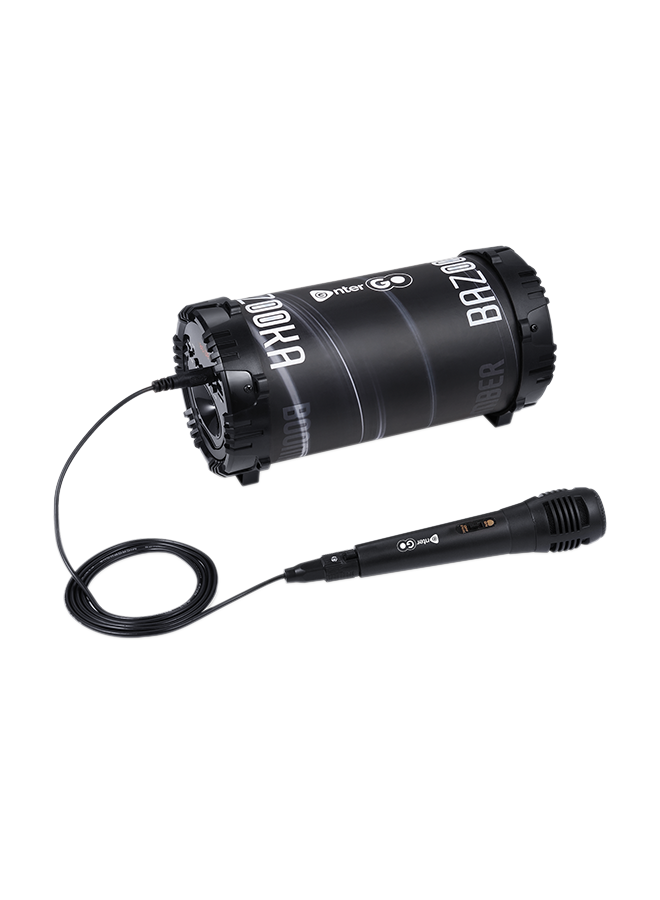 Compare Boomer Bazooka Bluetooth LED Speaker Black at KSA Price