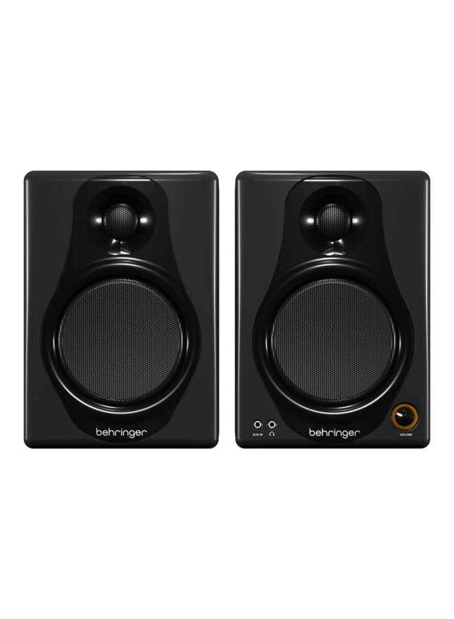2-Piece Bi-Amped Digital Monitor Speaker Set MEDIA40USB…