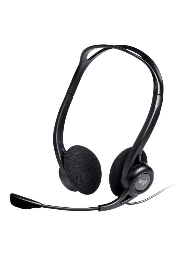 Compare 960 Wired Headset, Stereo Headphones With NoiseCancelling Microphone, USB, Lightweight, InLine Controls, PCMacLaptop Black at KSA Price