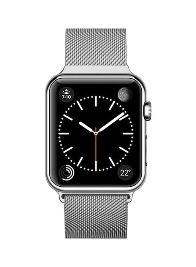 Compare Replacement Stainless Steel Band For Apple Watch 42mm Silver at KSA Price