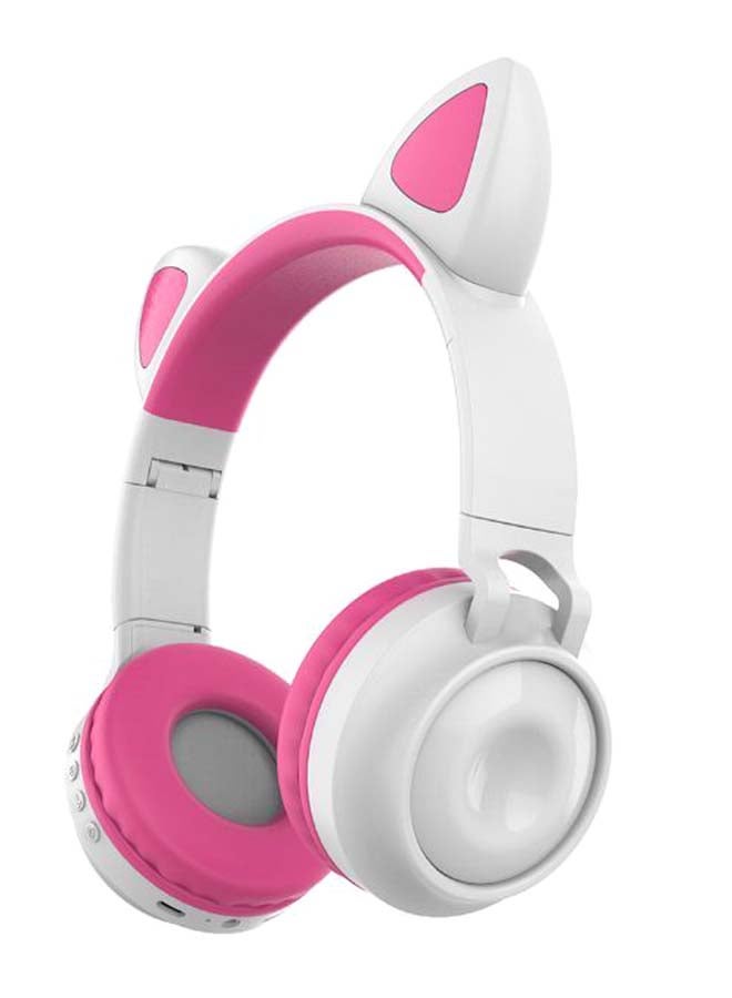 Glowing Cat Ear Bluetooth Wireless On-Ear Headphones…