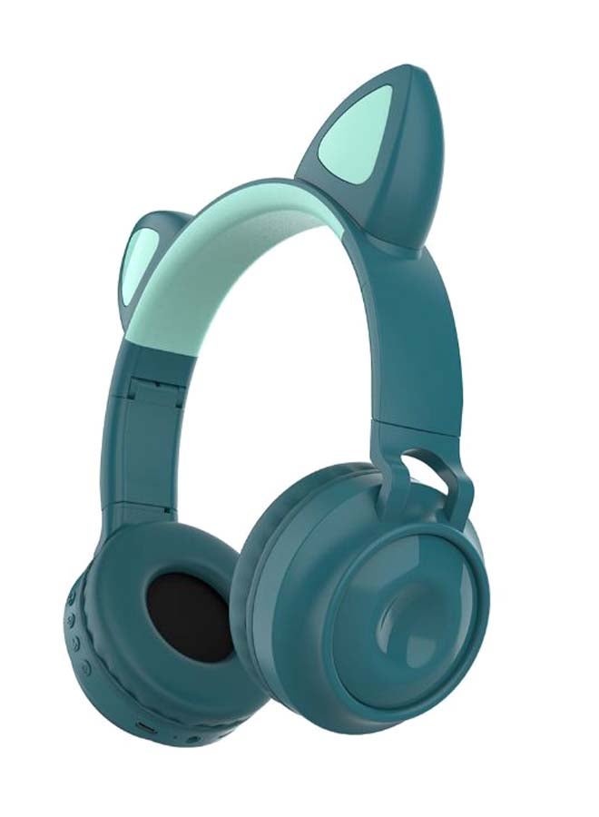 Glowing Cat Ear Bluetooth Wireless On-Ear Headphones…