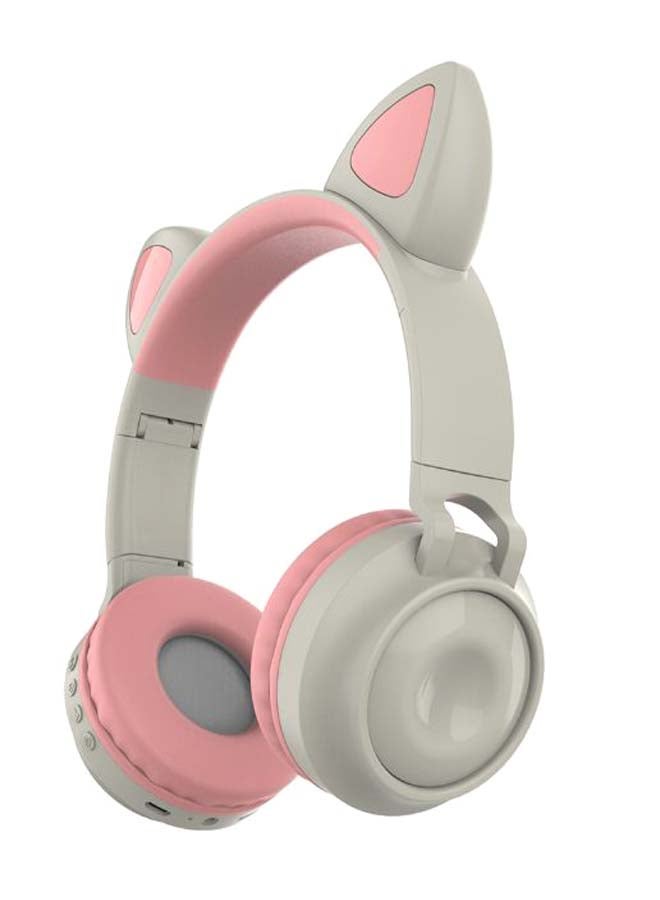 Glowing Cat Ear Bluetooth Wireless On-Ear Headphones…