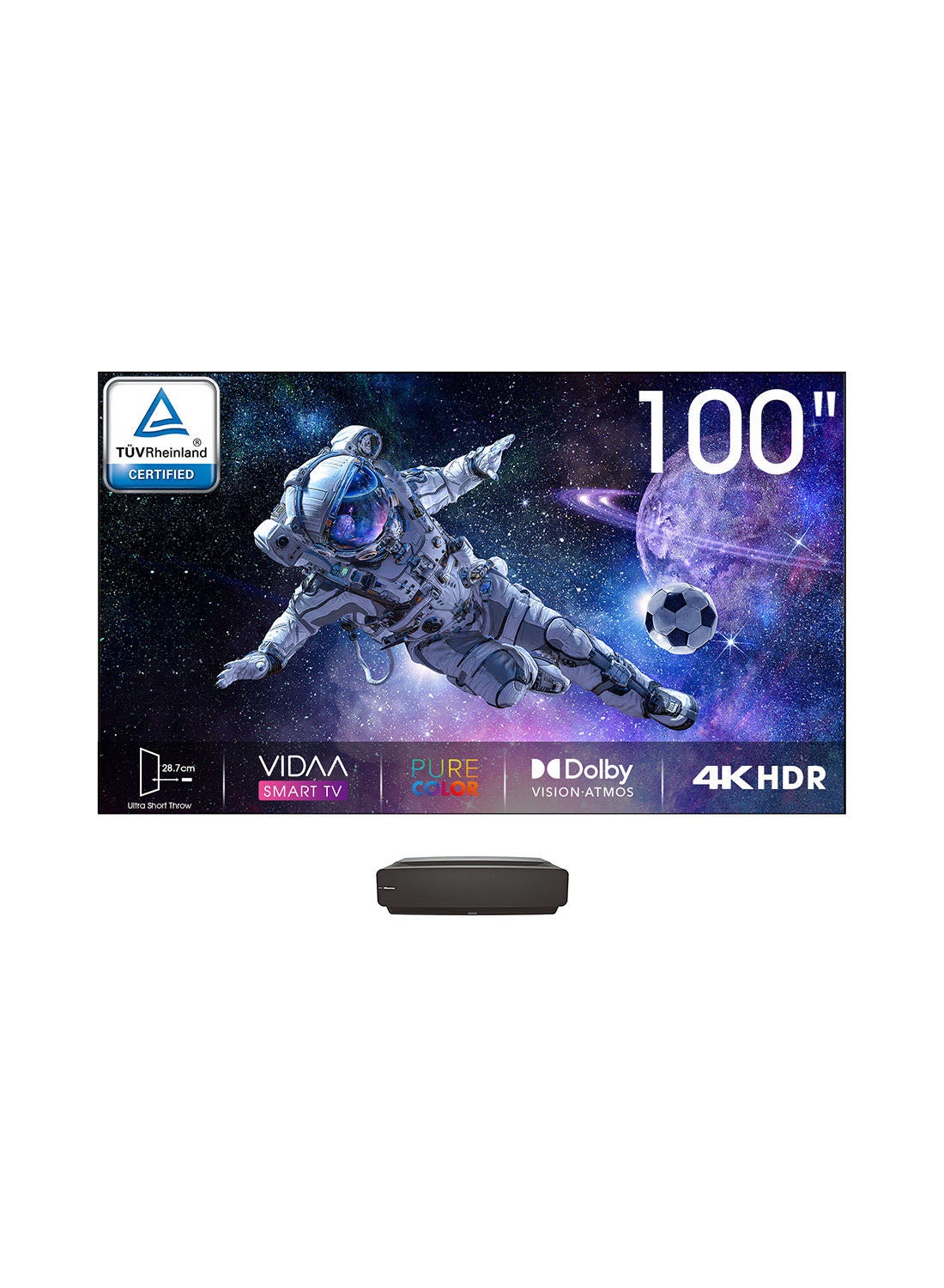 100 inch 4K UHD+HDR Smart Laser Ambient Light…