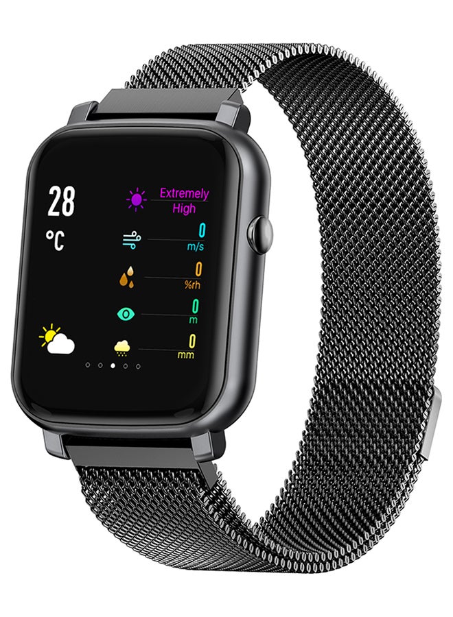 Compare Waterproof Smart Watch Black at KSA Price