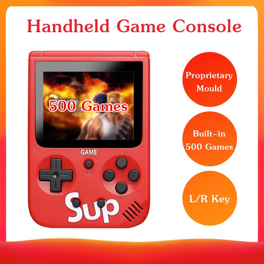 Built-in Classical 500 Handheld Game Console