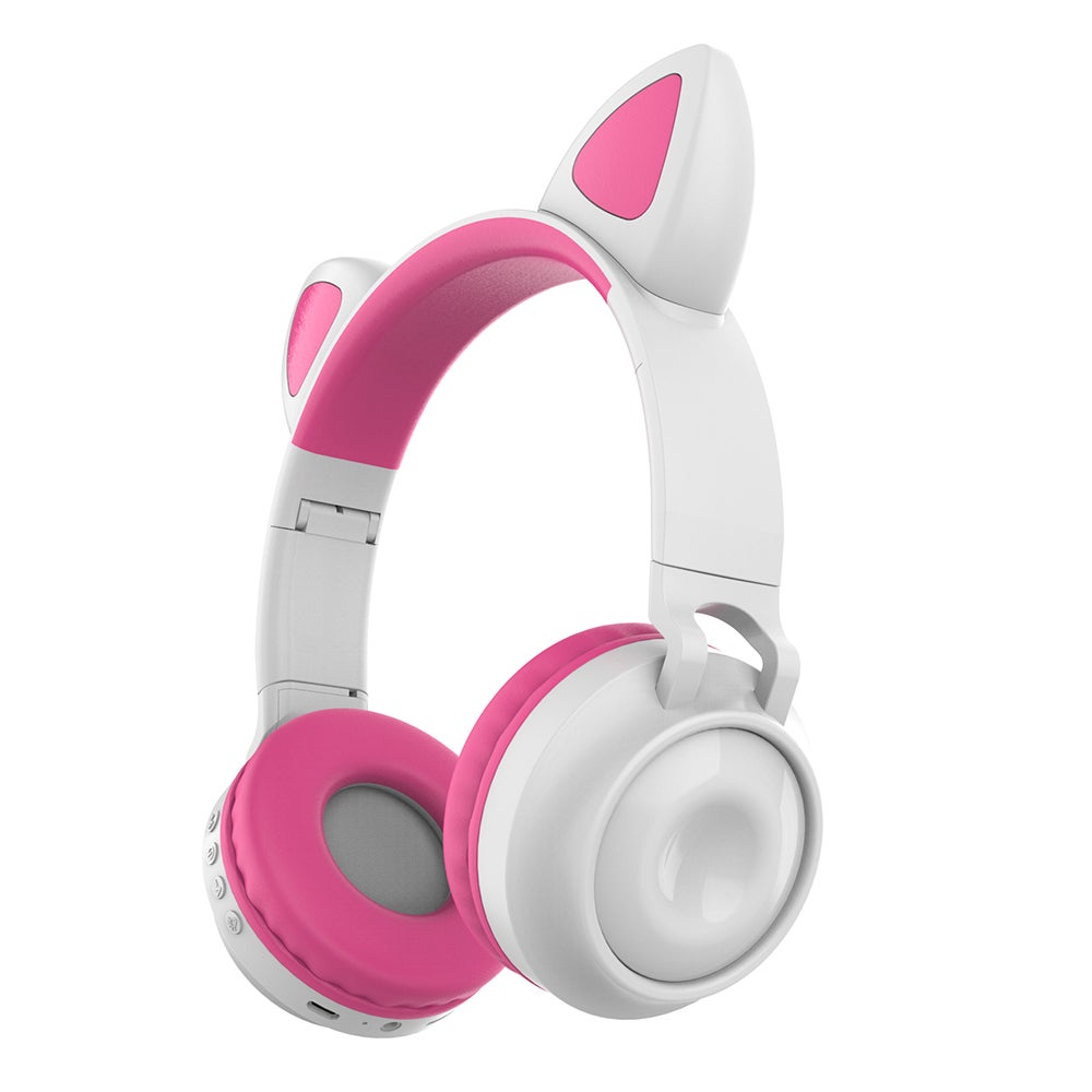 ZW-028 Wireless Glowing Cat Ear On-Ear Headphones…