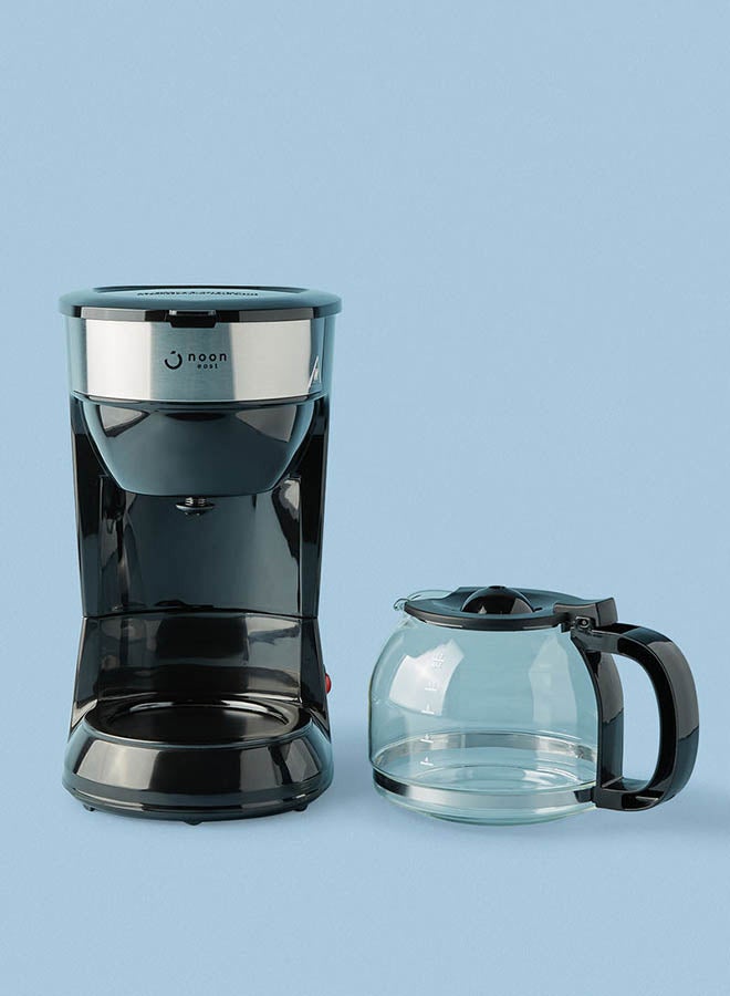 Compare Drip Coffee Machine  1.5 Liter 900 W Steel Body With Glass Kettle Black 1.5 L 900 W CM1091D Black at KSA Price