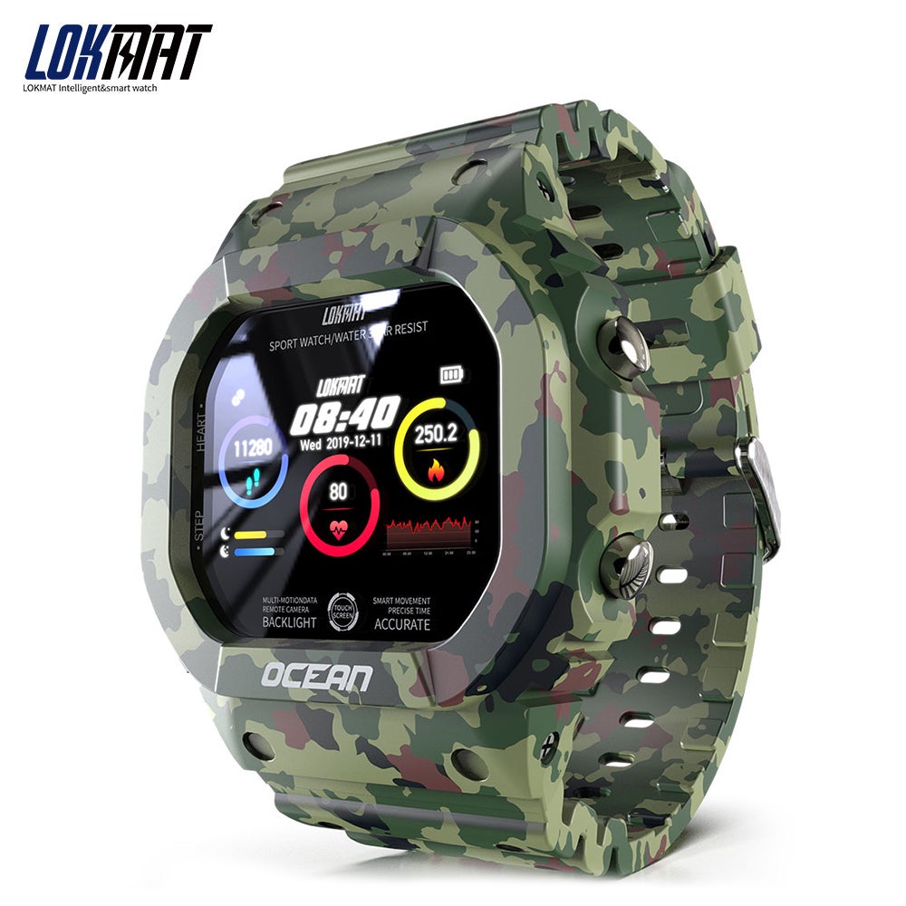 Compare Waterproof Twoway Lookup Fitness Tracker Smartwatch Camouflage at KSA Price