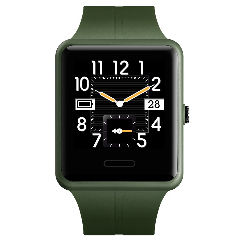 Compare 1526 BT 4.0 Waterproof MultiSports Mode Smartwatch Army Green at KSA Price