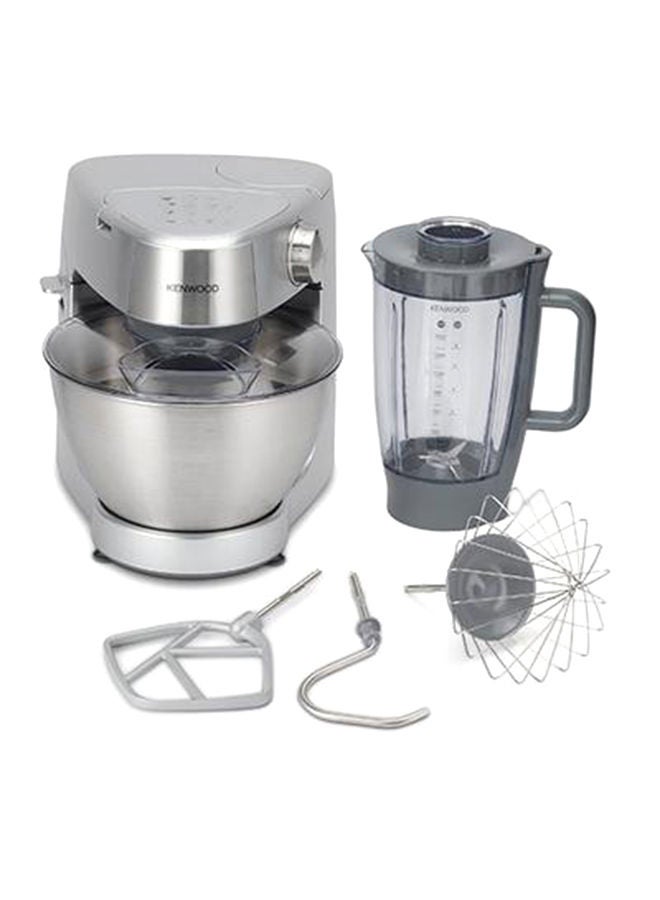 Compare Kitchen Machine, Stainless Steel Bowl, Prospero 4 Attachments, Variable Speed, KBeater, Whisk, Dough Hook, Blender, 4.3 L 1000 W KHC29.B0SI Silver at KSA Price