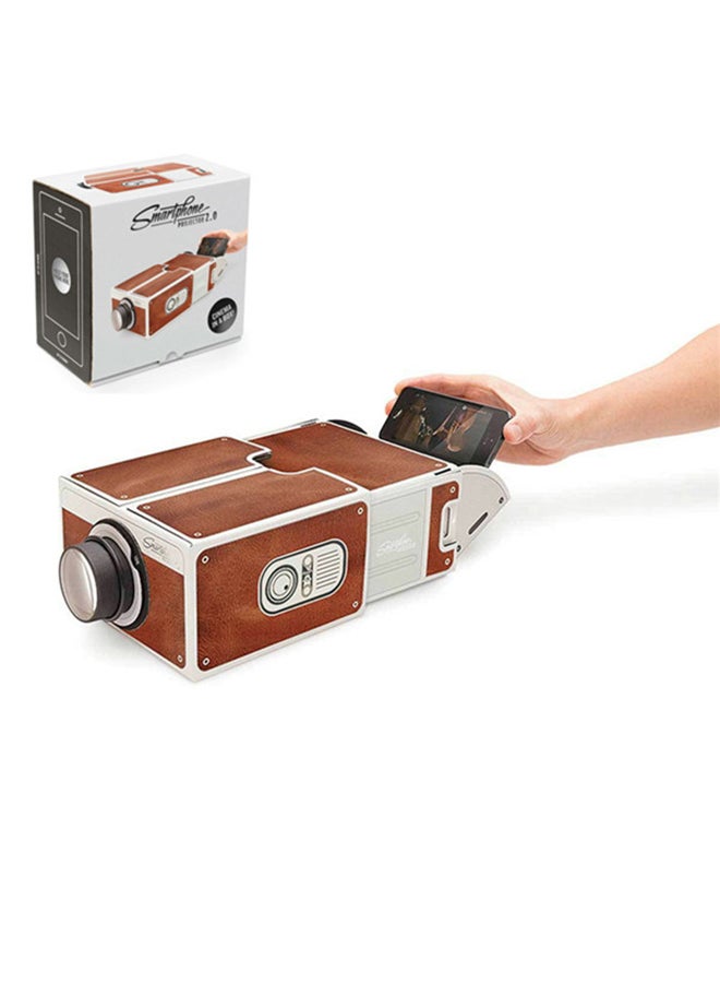 DIY 3D Projector Cardboard Mini Smartphone Projector…