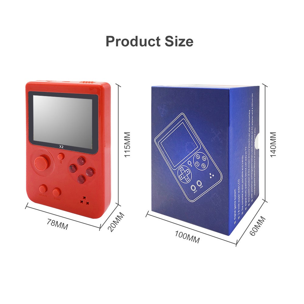 Compare 561X2 Nostalgic Builtin 2500 NES FC GBA 2.8 Inch LCD Handheld Game Console at KSA Price