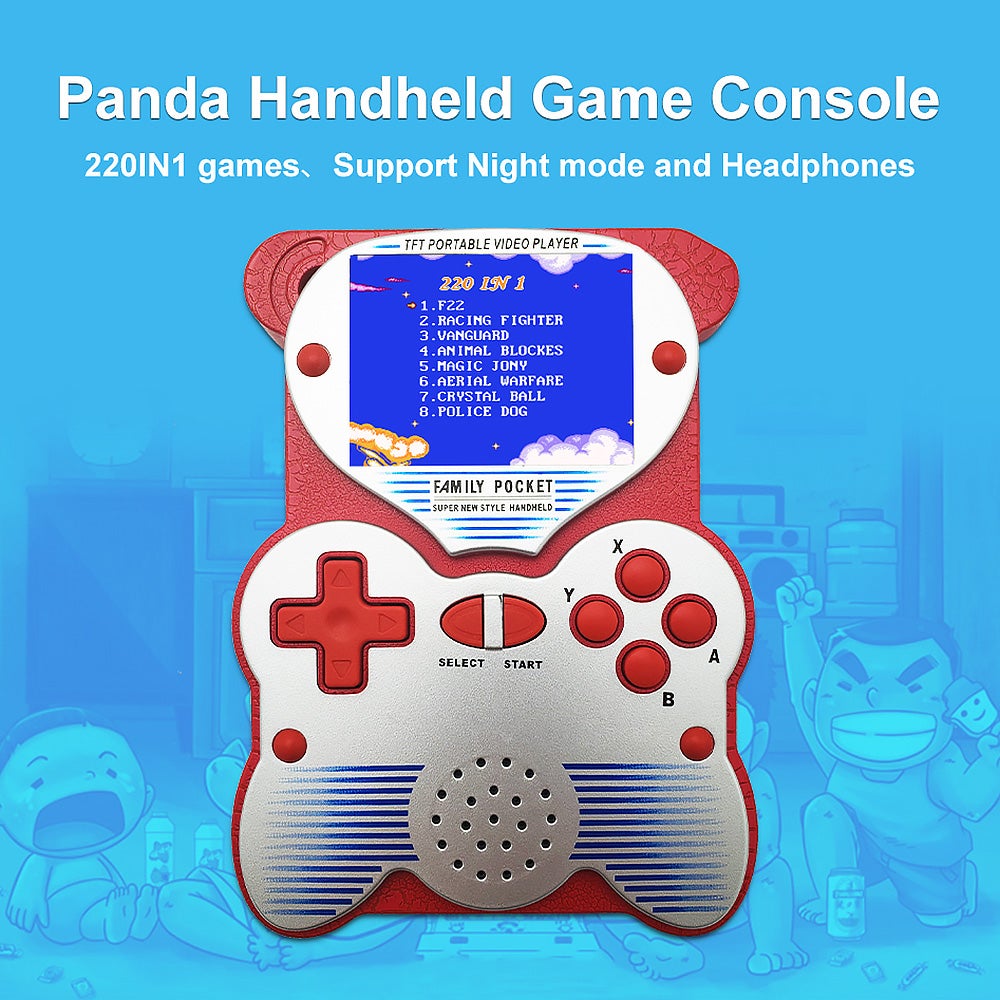 Compare Retro BuiltIn 220 2.5 Inch Portable TFT LCD Color Screen Classic Handheld Game Console at KSA Price