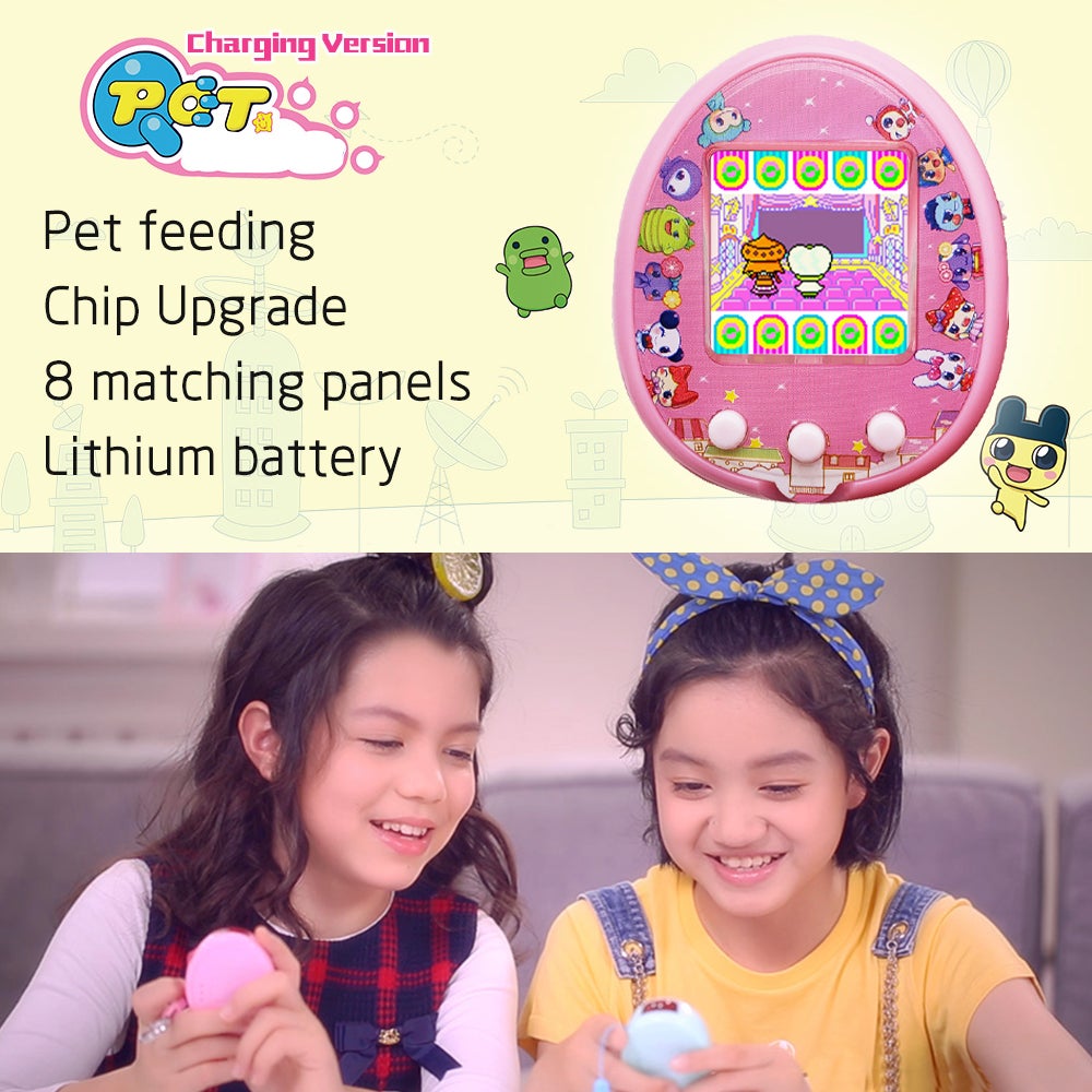 Electronic Cartoon Pet Handheld Game Console