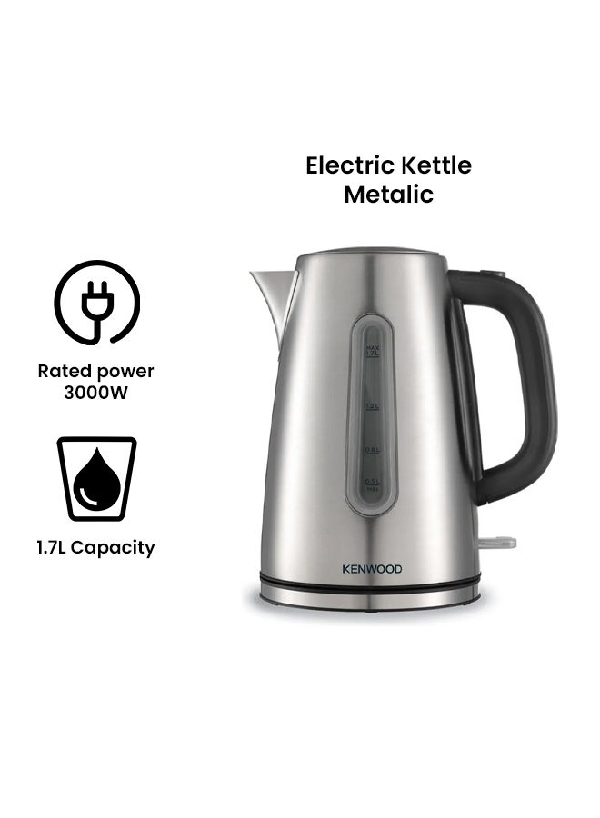 Compare Stainless Steel Cordless Kettle With Auto ShutOff & Removable Mesh Filter 1.7 L 3000 W ZJM11.000SS Metalic at KSA Price
