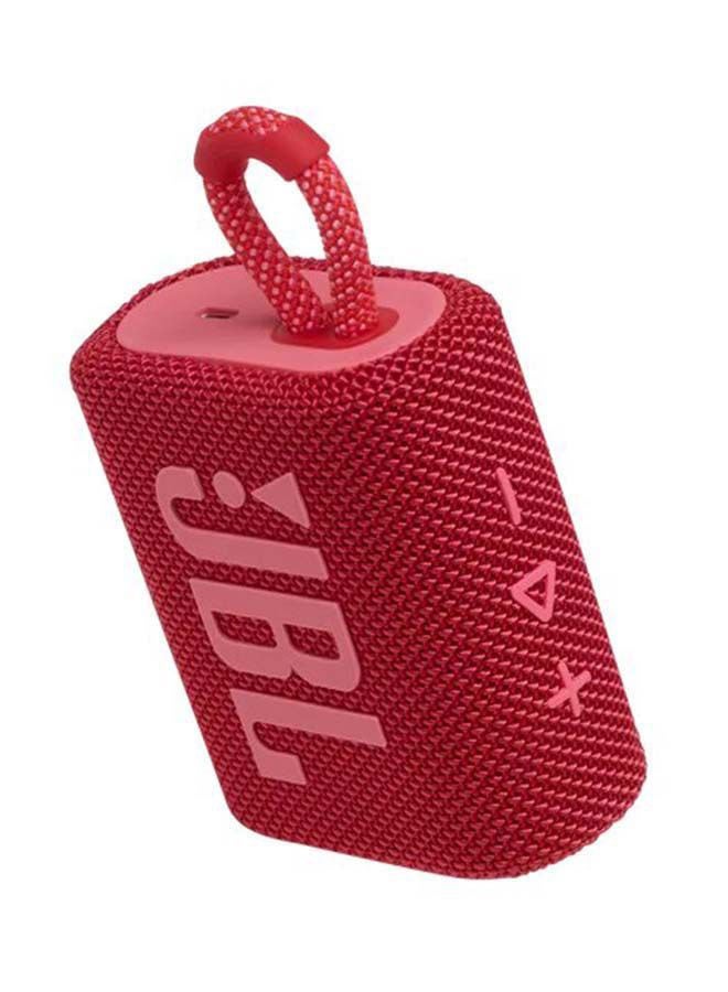 Compare GO 3 Portable Bluetooth Speaker Red at KSA Price