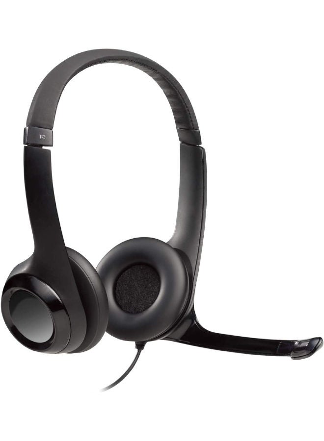 H390 Wired Headset, Stereo Headphones With Noise-Cancelling…