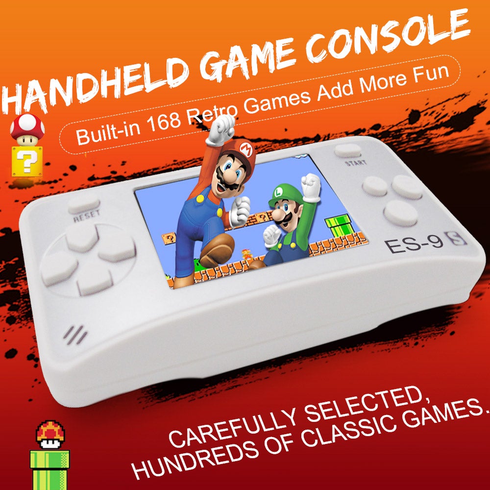 8 Bit Retro Built-In 168 Classic Portable…