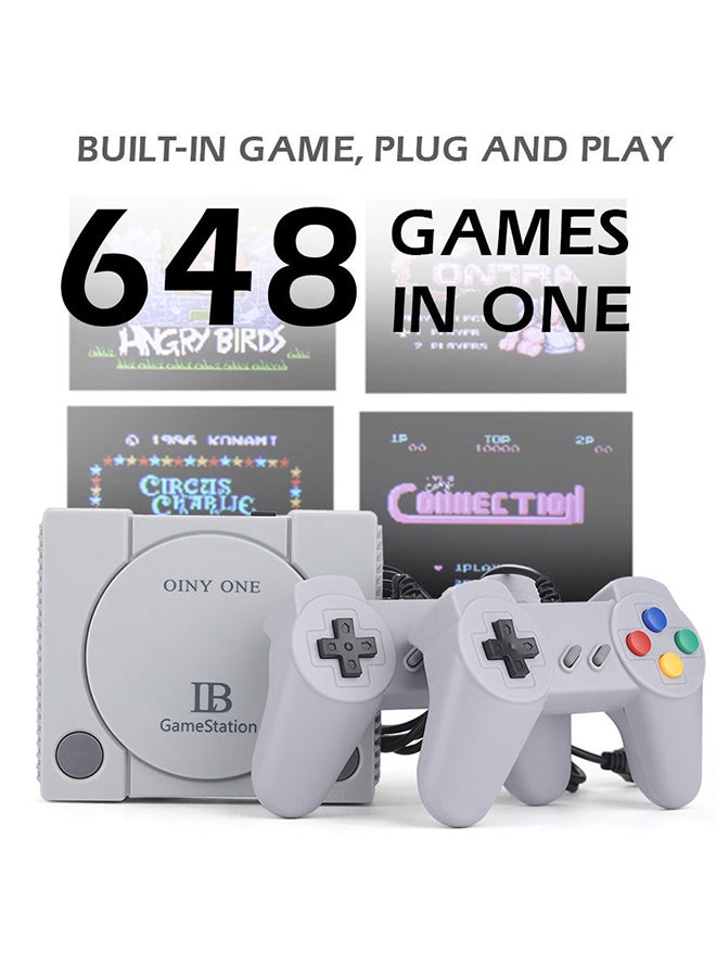 Compare RS70 Portable Retro BuiltIn 648 Classic Handheld Game Console With 2 Player Handles at KSA Price