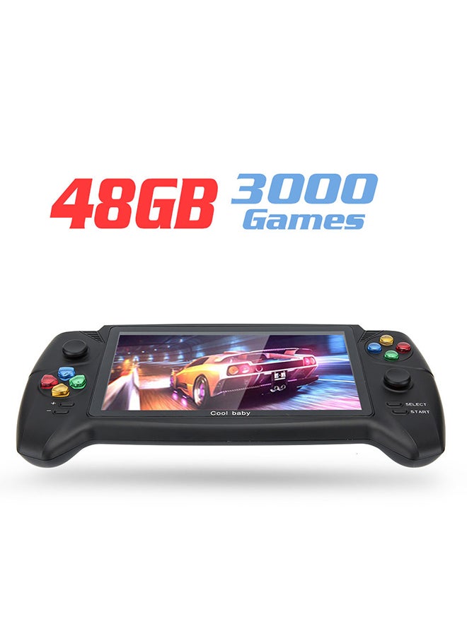 Compare RS08 7 Inch Screen 48GB BuiltIn 3000 Handheld Video Game Console With TF Card Slot And Double Rocker at KSA Price