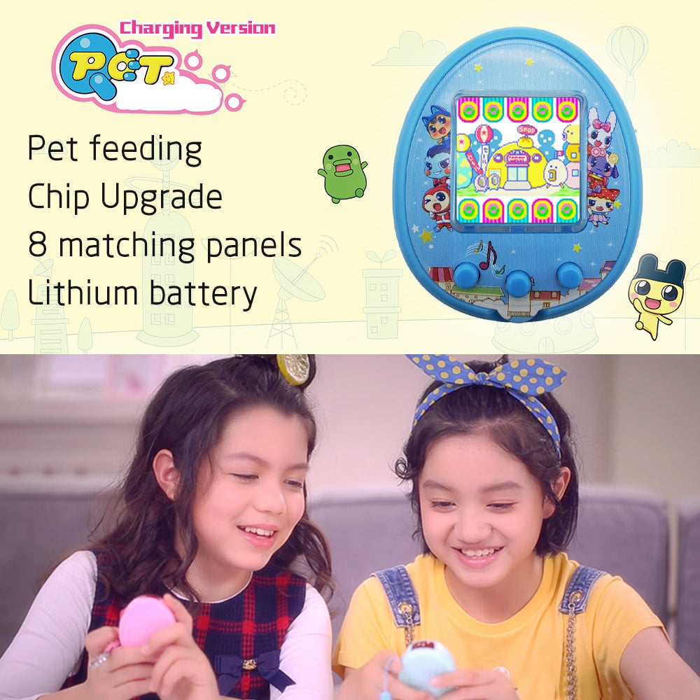 Electronic Cartoon Pet Handheld Game Console
