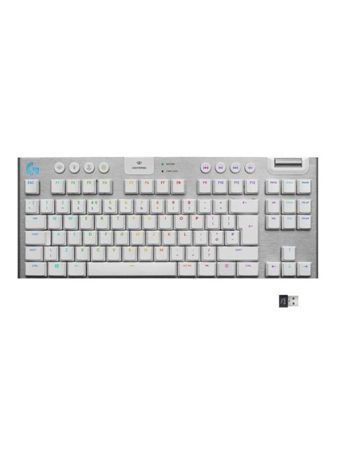 Compare G915 Lightspeed Wireless RGB Mechanical Gaming Keyboard, Low Profile Switch Options, Light Sync RGB, Advanced Wireless and Bluetooth Support  US White at KSA Price