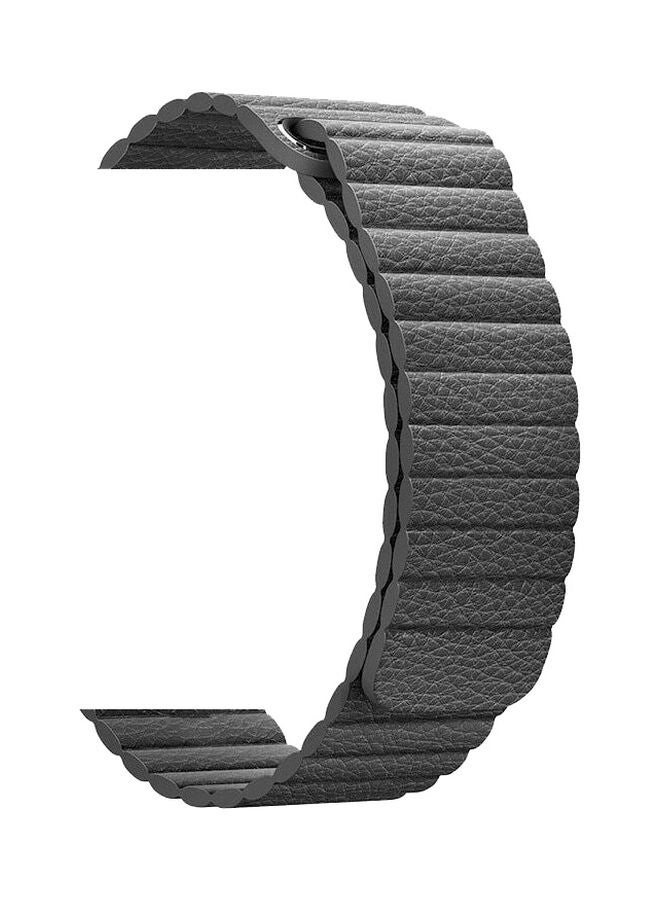 Magnetic Leather Band For Apple Watch 42/44/45/49…