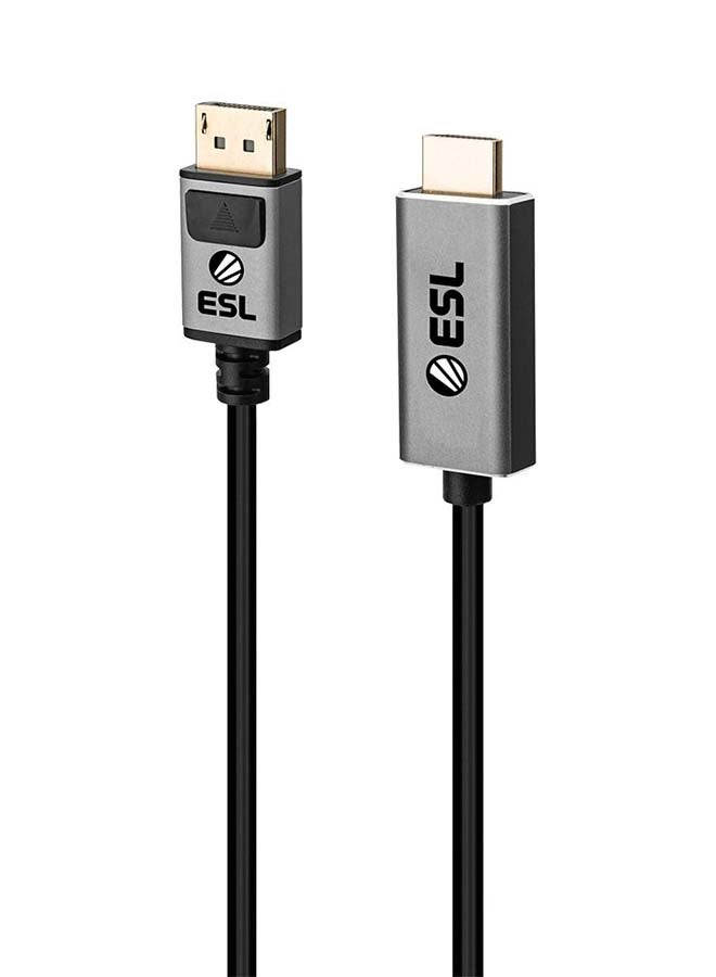 ESL DP TO HDMI 3 Meter Gaming Cable