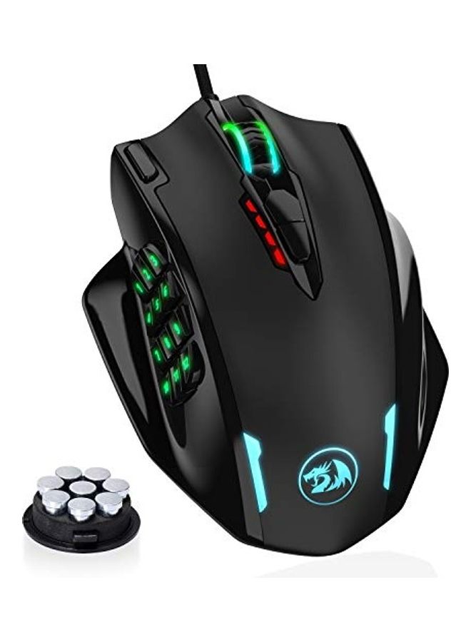M908 Impact RGB LED MMO Mouse with Side Buttons…