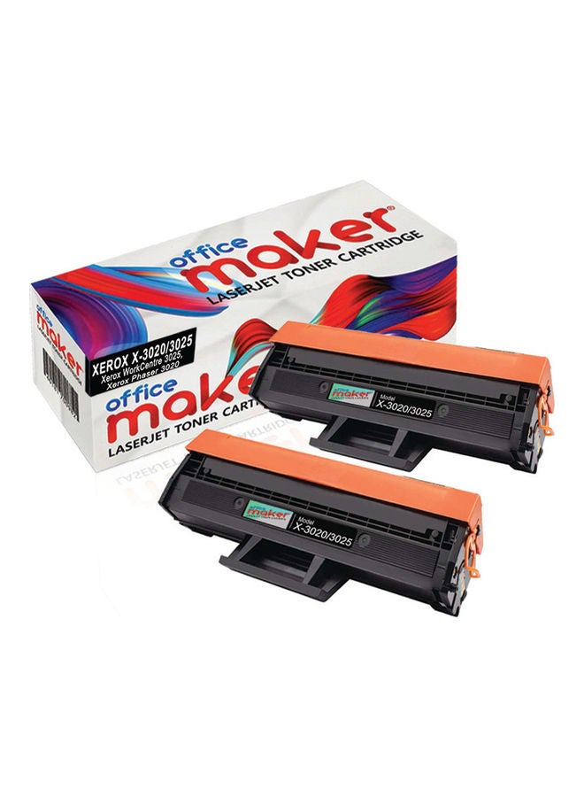 Compare 2Pack X30203025 Laserjet Toner Cartridge for Xerox Printer Black at KSA Price