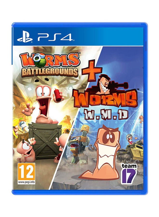 Compare Worms Battleground And Worms WMD  playstation_4_ps4 at KSA Price