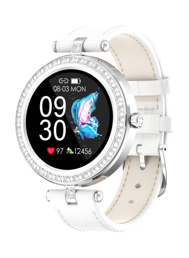 Compare Heart Rate And Blood Pressure Monitor Smart Sport Watch Silver at KSA Price