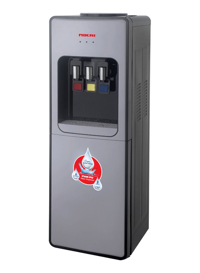 Compare NIKAI Antibacterial 3Tap Water Dispenser with Cabinet | Hot, Cold & Normal | Child Lock Safety, Stainless Steel Tank, CFCFree | Best for Home & Office | BlackGrey – NWD999C | 1Year Warranty NWD999C BlackGrey at KSA Price