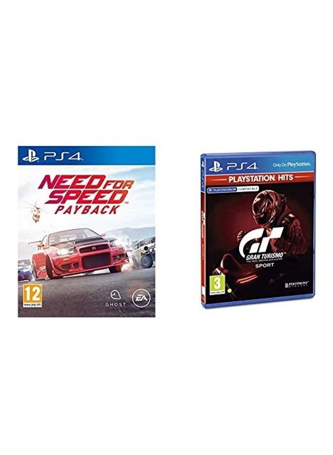Need For Speed Payback + Gran Turismo: Sport…