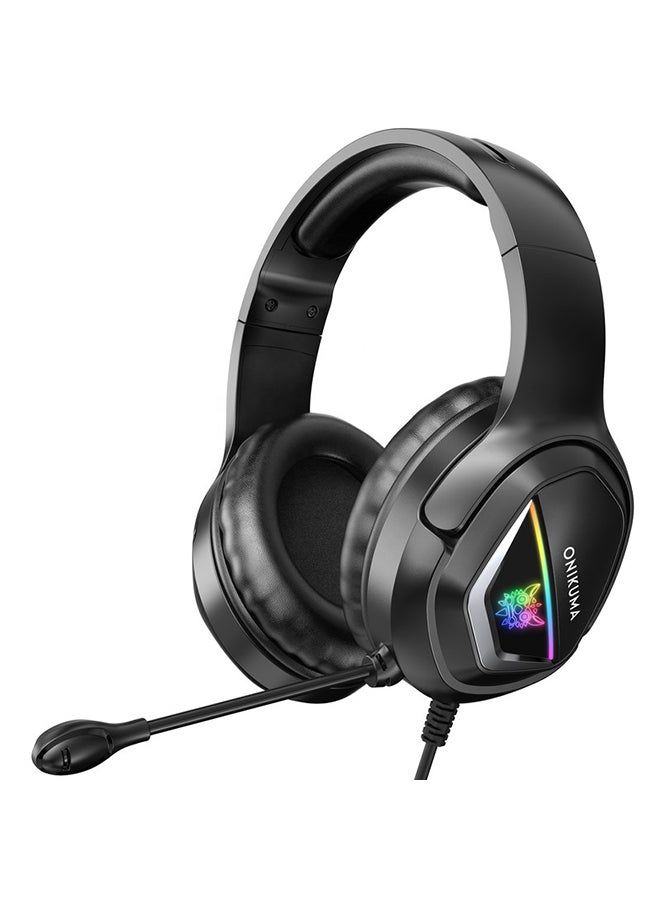 Wired Stereo Headphone With Microphone RGB PC
