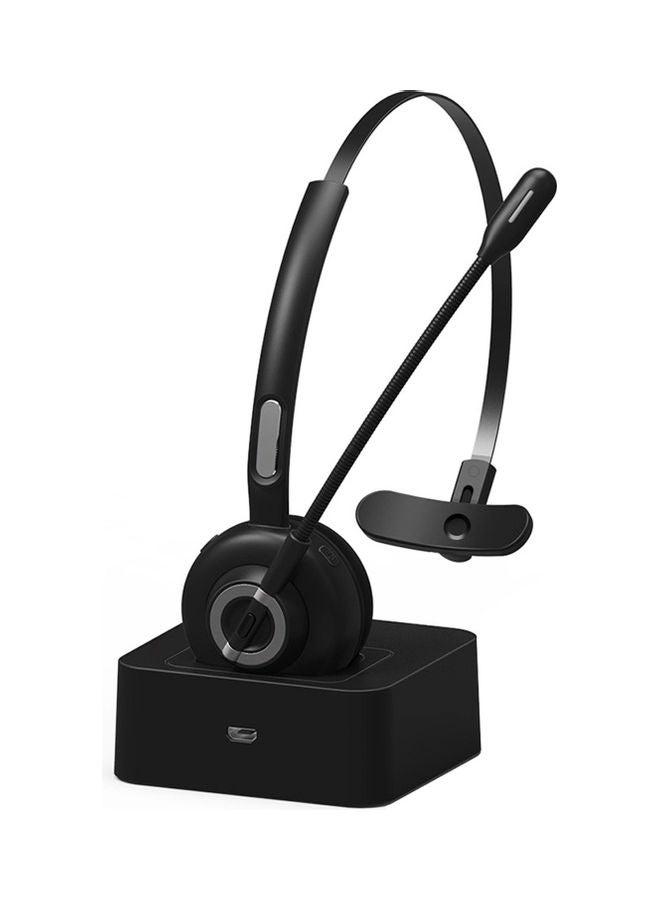 Compare Bluetooth OnEar Headset With Charging Dock Black at KSA Price