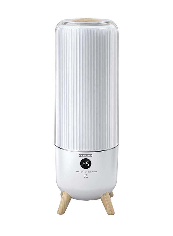 Compare Digital Humidifier, Remote Control, Auto Mode, Sleep Mode, 3 Mist Levels, Environment Sensor, Continuous Operation up to 40 Hours, Covers 430Sq Ft, HM6000B5 White at KSA Price