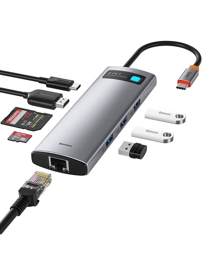 8 in 1 USB C Hub Docking Station…