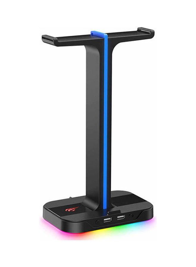 Compare Rgb Headset Stand With Dual Hanger & 2 Usb Ports at KSA Price