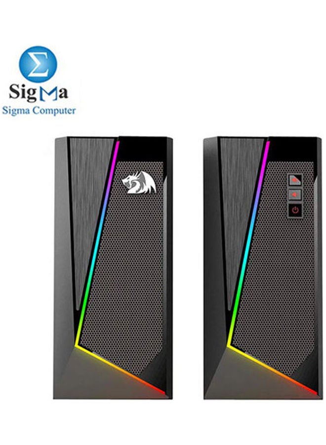 Anvil Rgb Desktop Speakers 2.0 Channel Pc…