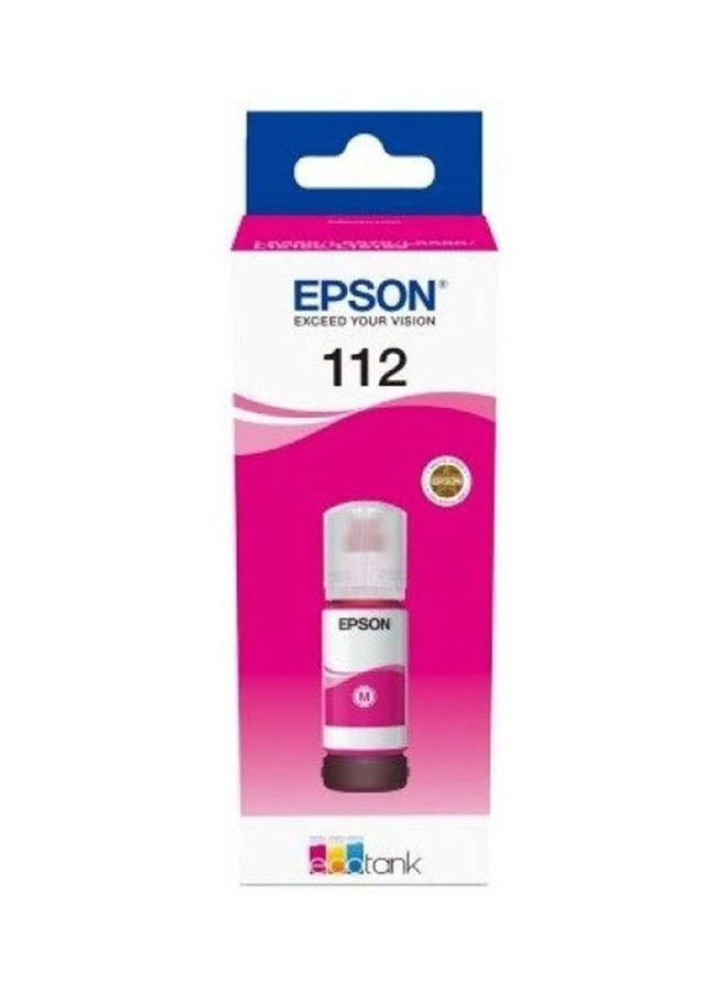 112 Ecotank Pigment Ink Bottle Magenta
